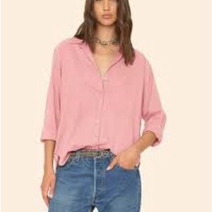 XiRENA Pink Button-Down Shirt
